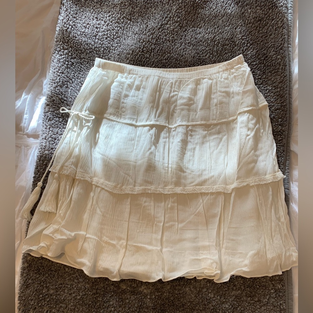 Max Studio Ivory Skirt